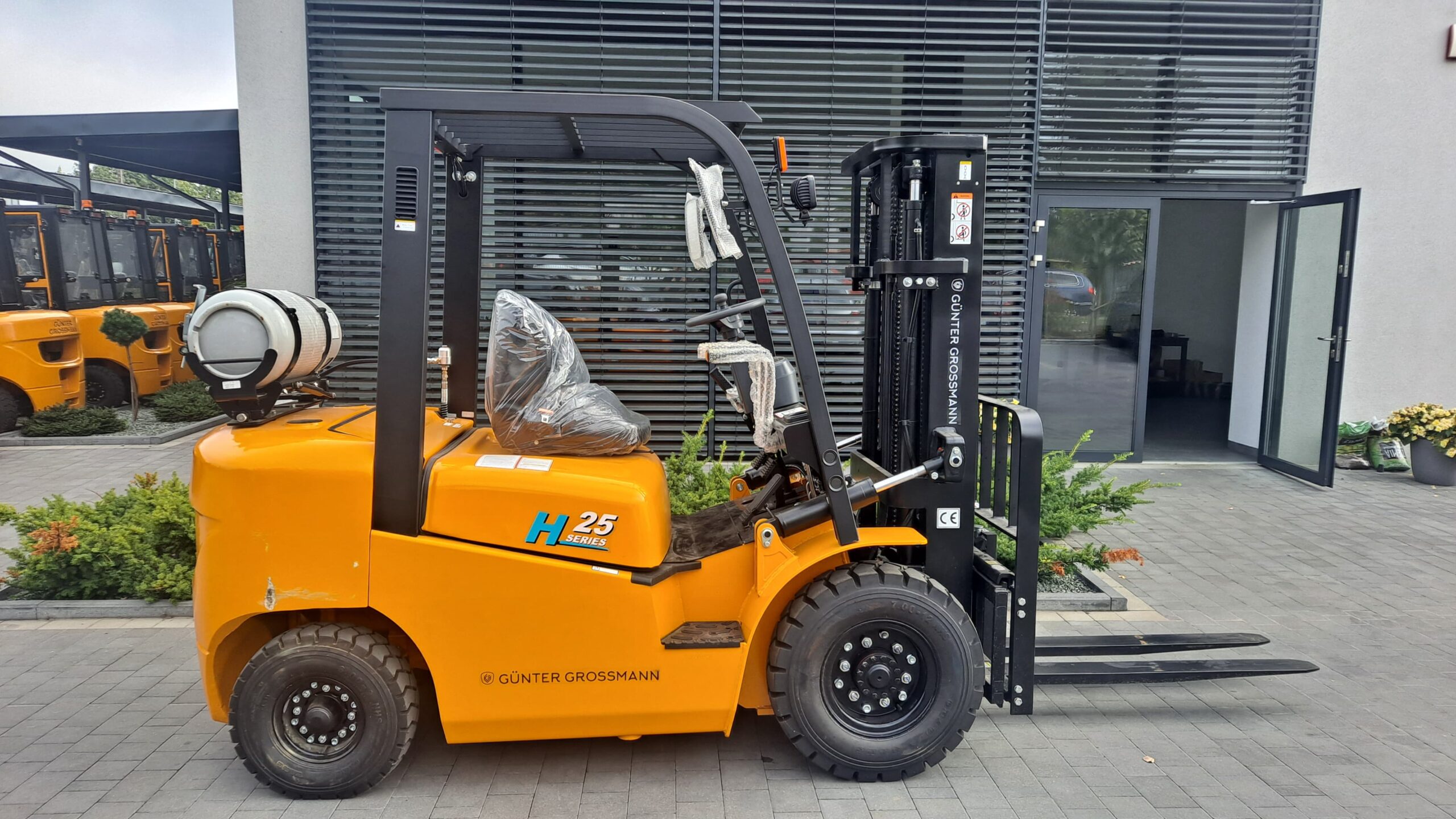 Gabelstapler mit Gasantrieb